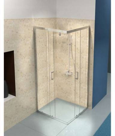 Calbati Kabina prysznicowa 90x90 szkło 6mm kwadratowa 48378208